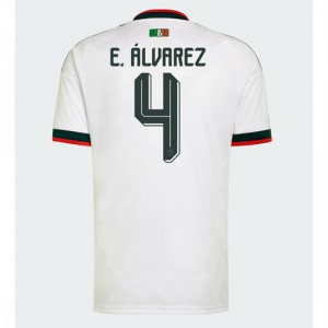 Meksiko Edson Alvarez #4 Jalkapallovaatteet Vieraspaita MM-kisat 2026 Lyhythihainen